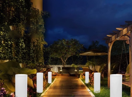 Светильник Цилиндр 16х24 питание от 220, RGB Светильник Цилиндр 16х24 питание от 220, RGB