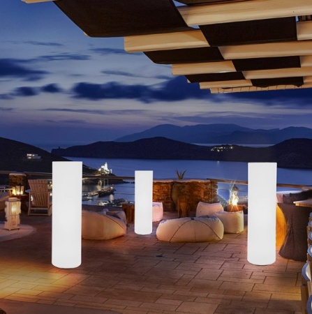 Светильник Цилиндр 25х36 питание от АКБ, RGB