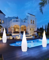 Светильник Капля 36х120 питание от АКБ, RGB Светильник Капля 36х120 питание от АКБ, RGB